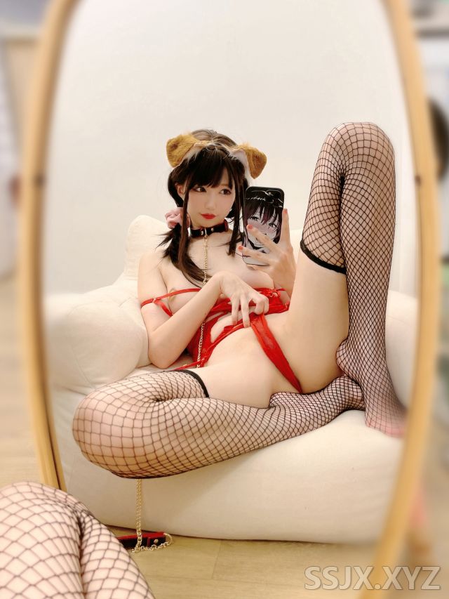 [1V+74P/704M]Nagisa魔物喵 - 狗链情趣吊带内衣可爱又好色 按摩棒快感极爽美妙扭动的娇躯